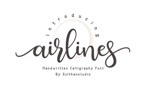 Airlines: A Hand-Made Font That Elevates Your Brand's Voice