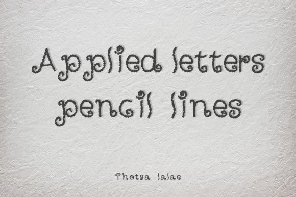 Applied Letters: A Vintage Typeface for Authentic Branding