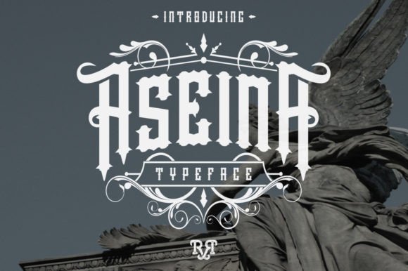 Aseina: Elevating Your Brand with Gothic Blackletter Charm