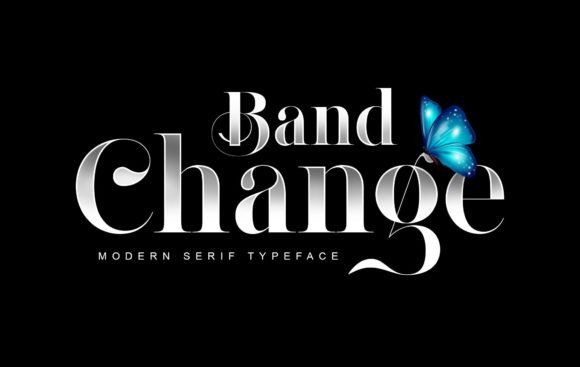 Band Change: A Modern Serif with Vintage Soul