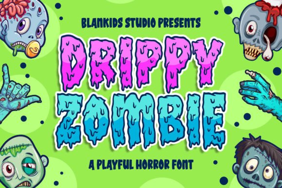 Drippy Zombie: A Font That Brings the Fun to Fear