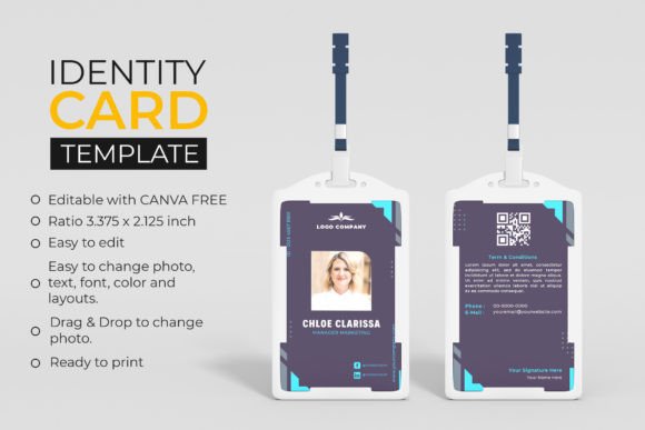 Elevate Your Brand with a Professional ID Card Canva Template