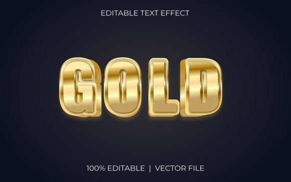 Gold Text Effect Design: Luxury Typography for Impactful Projects
