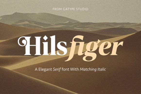 Hilsfiger: The Playful Serif Font for Creative Brands