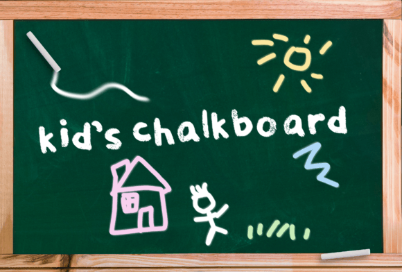 Kids Chalkboard: A Handwritten Font for Playful Projects