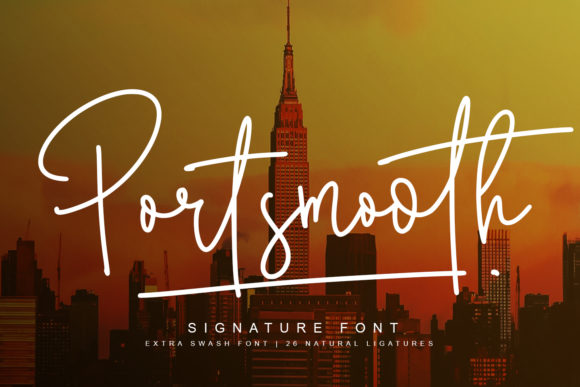 Portsmooth: A Modern Handwritten Font for Elevated Design