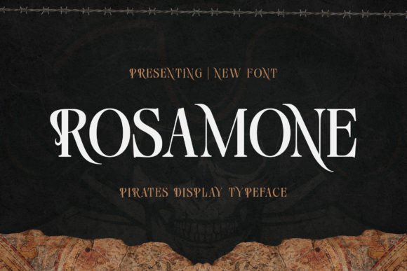 Rosamone: A Pirate Font for Bold Design Adventures