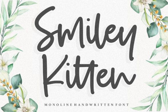 Smiley Kitten: The Handwritten Font That Adds Instant Charm
