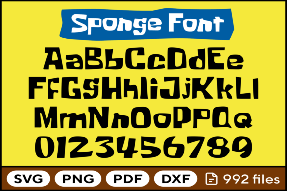 Unlock Creative Potential with Cartoon Font SVG PNG PDF DXF Letters