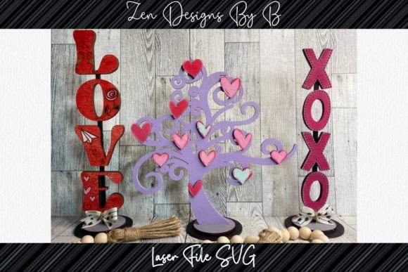 Valentines Shelf Sitter Laser SVG Bundle: Creative Laser Projects
